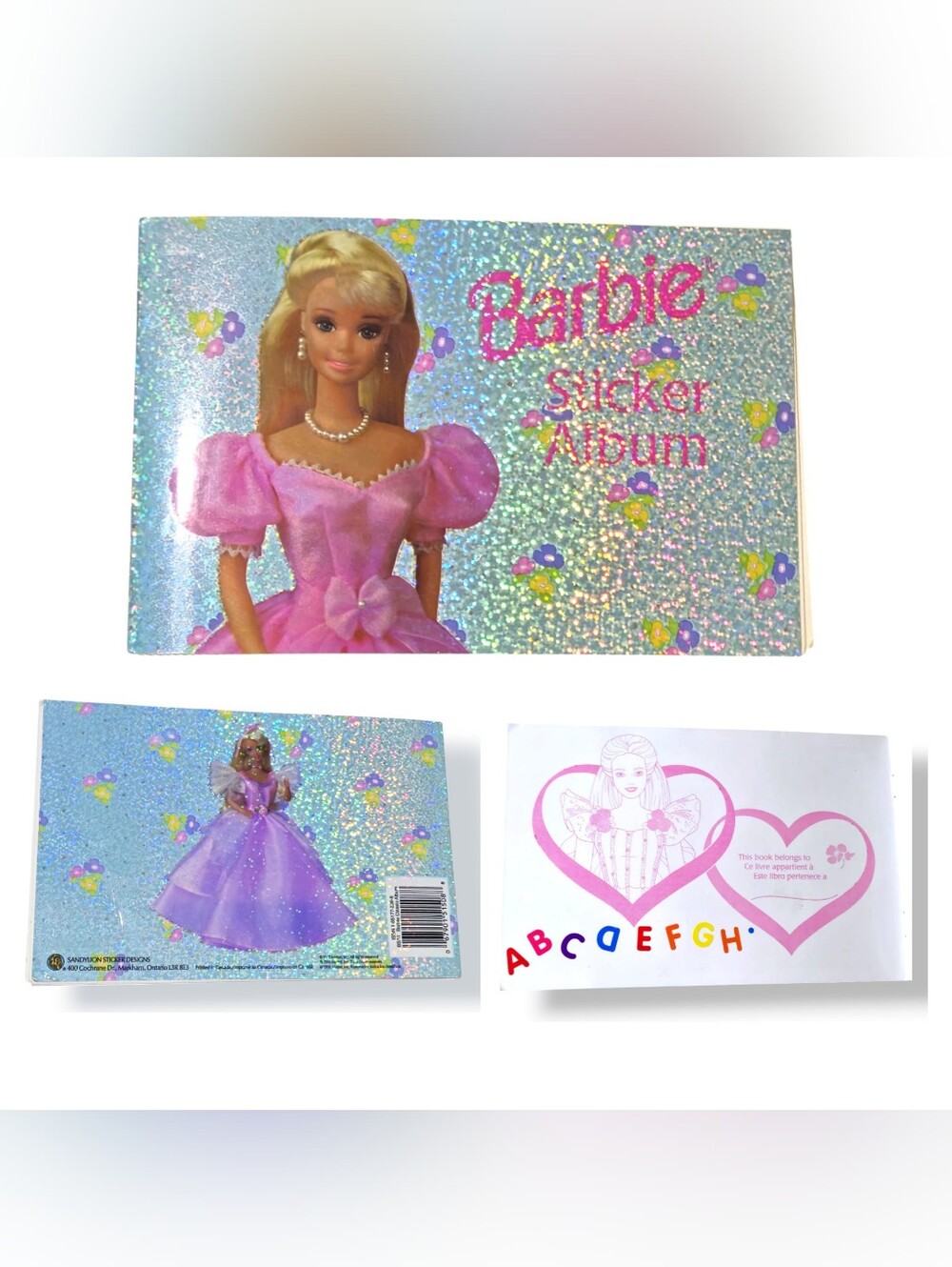 Vintage Barbie Holographic  Sticker Album With Tons Of 90s Y2K Stickers